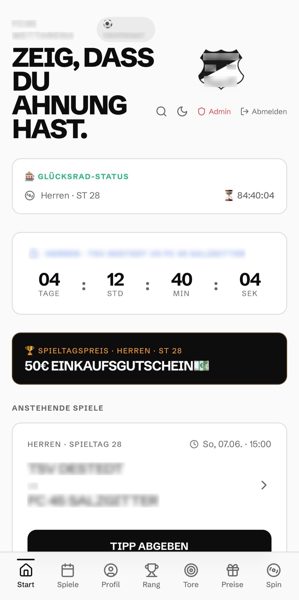 SpieltagsHelden App